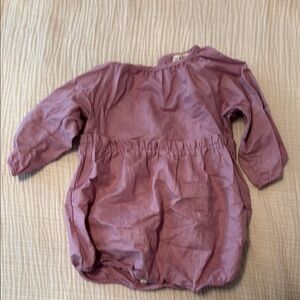 Mabo Purple Long Sleeve Girls Romper 4/5